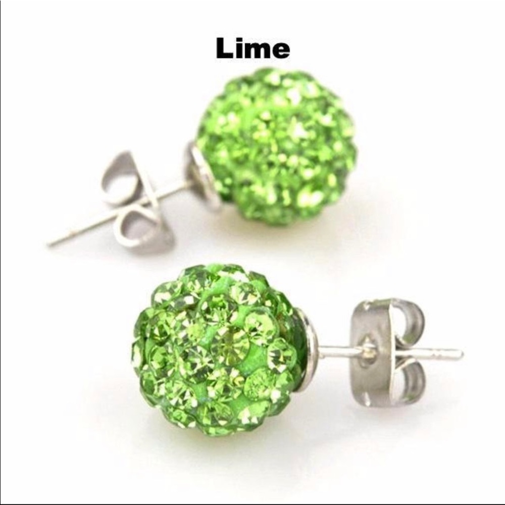 5 pair of Glitter Earring Studs for $12 - Picture 4 of 16